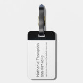 Ich Wollte Zauberer zu werden Gepäckanhänger (Rückseite vertikal)