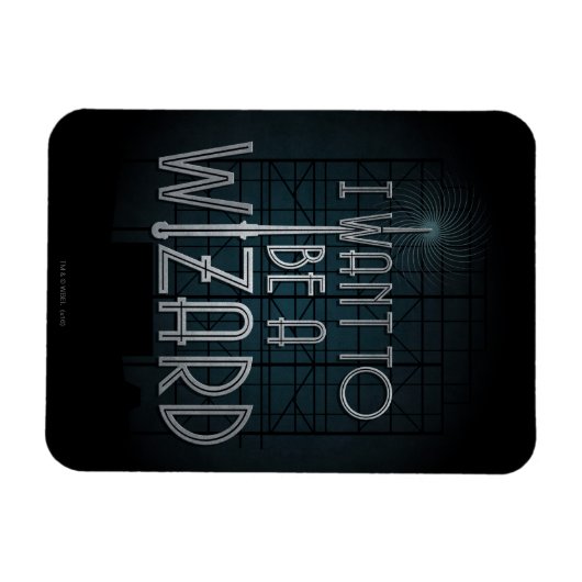 Ich Wollte Zauberer zu werden Magnet (Horizontal)