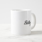 Ich wollte zu backen /Christmas Quote/ Persönliche Jumbo-Tasse (Vorderseite Rechts)