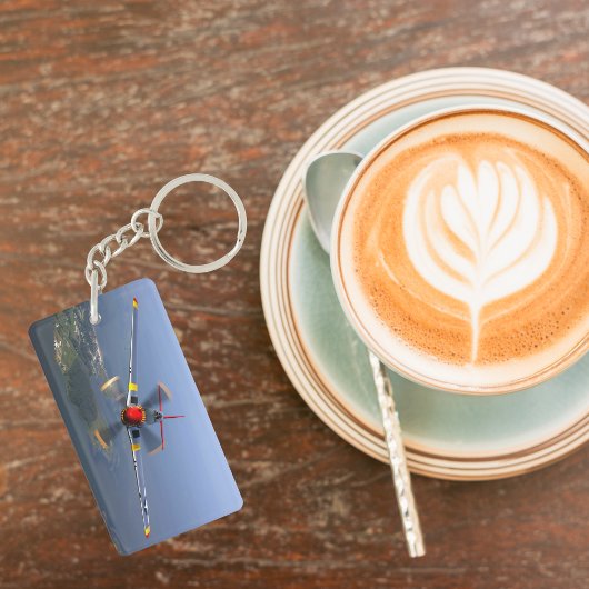 Ich wollte zu Fly Today, Heart & Airplane, Pink Cu Schlüsselanhänger