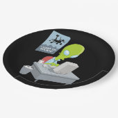 Ich wollte zu glauben, Alien Version von Alien lus Pappteller (Schrägansicht)