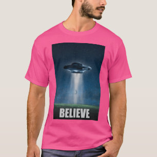 Ich Wollte zu glauben - Außerirdischen, die Mensch T-Shirt