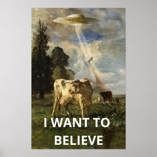 Ich Wollte zu glauben, Film Retro 90er, Alien UFO Poster (Vorne)