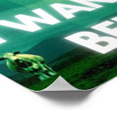 Ich Wollte zu glauben, Film Retro 90er, Alien UFO Poster (Ecke)