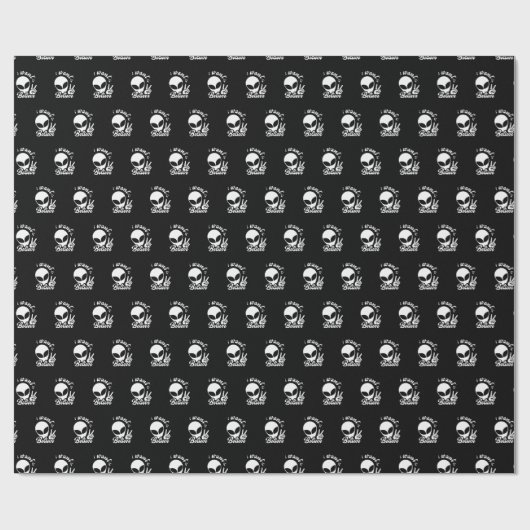 Ich Wollte zu glauben Geschenkpapier (Flach)