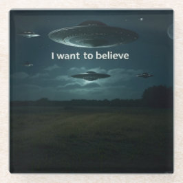 Ich wollte zu glauben glasuntersetzer