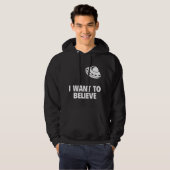 Ich Wollte zu glauben Hoodie (Vorne ganz)