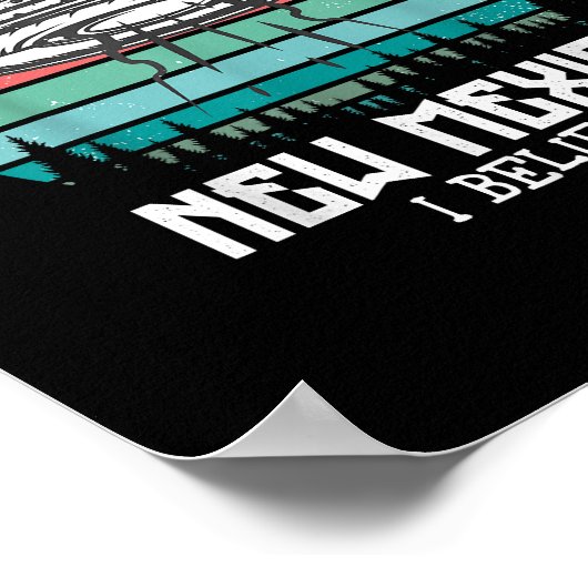 Ich Wollte zu glauben, ich Außerirdischen UFO-Bere Poster (Ecke)