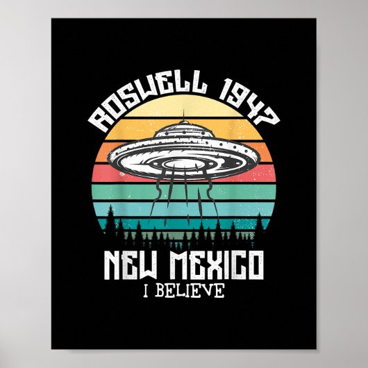 Ich Wollte zu glauben, ich Außerirdischen UFO-Bere Poster (Vorne)