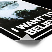 Ich wollte zu glauben, in Santa Poster (Ecke)