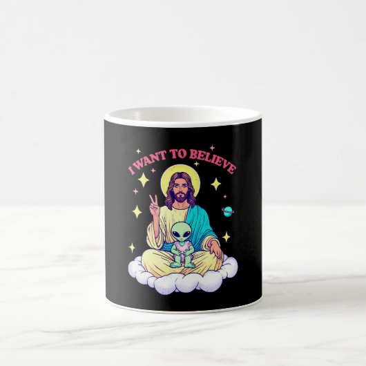 Ich Wollte zu glauben Kaffeetasse (Mittel)