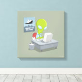 Ich Wollte zu glauben Leinwanddruck (Insitu (Holzboden))