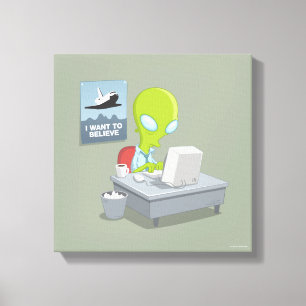 Ich Wollte zu glauben Leinwanddruck