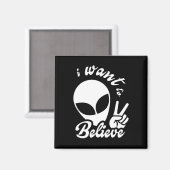 Ich Wollte zu glauben Magnet (Vorderseite/Rückseite)