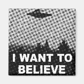 ICH WOLLTE ZU GLAUBEN MAGNET (Vorne)