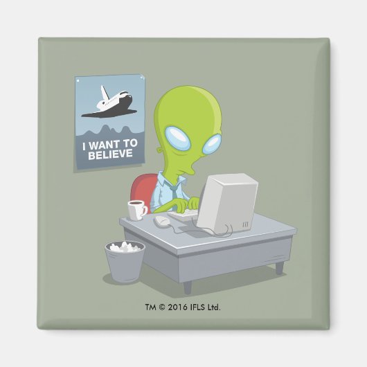 Ich Wollte zu glauben Magnet (Vorne)