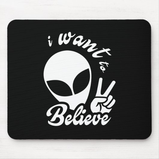 Ich Wollte zu glauben Mousepad (Vorne)