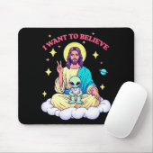 Ich Wollte zu glauben Mousepad (Mit Mouse)