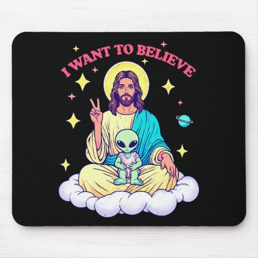 Ich Wollte zu glauben Mousepad (Vorne)