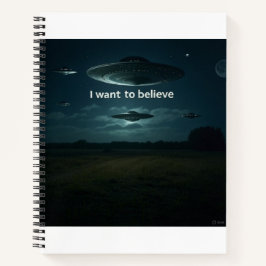 Ich wollte zu glauben notizblock