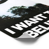 Ich wollte zu glauben poster (Ecke)