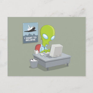 Ich Wollte zu glauben Postkarte
