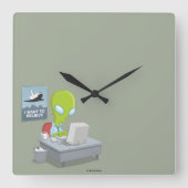 Ich Wollte zu glauben Quadratische Wanduhr (Vorderseite)