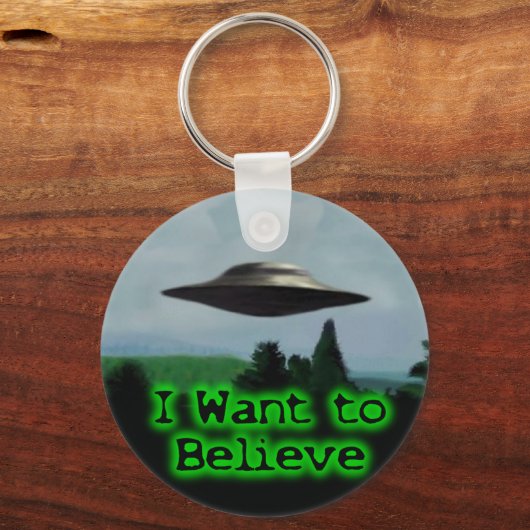 Ich wollte zu glauben schlüsselanhänger (Vorderseite)