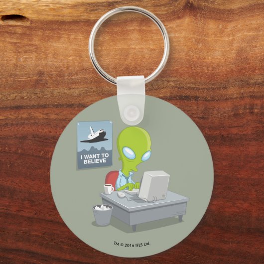 Ich Wollte zu glauben Schlüsselanhänger (Vorderseite)