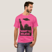 Ich Wollte zu glauben T-Shirt (Vorne ganz)