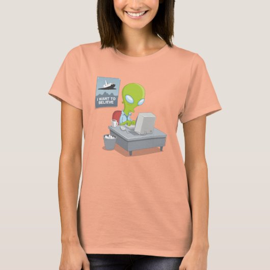 Ich Wollte zu glauben T-Shirt (Vorderseite)