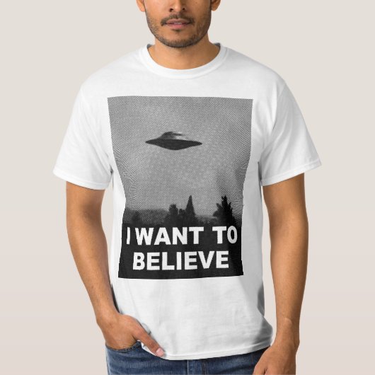 ICH WOLLTE ZU GLAUBEN T-Shirt (Vorderseite)