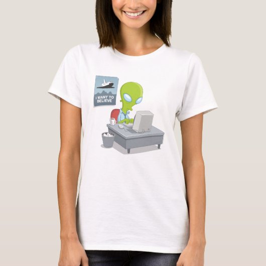 Ich Wollte zu glauben T-Shirt (Vorderseite)