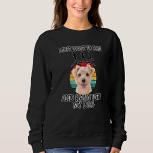 Ich Wollte zu laufen & Hang W Norfolk Terrier Sweatshirt