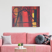 Ich Wollte zu reiten Leinwanddruck (Insitu (Wohnzimmer))