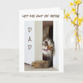 ICH WOLLTE ZU SAGEN **GLÜCKLICH GEBURTSTAG VATER** KARTE (Gelbe Blume)