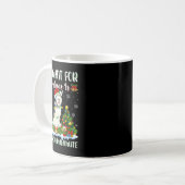Ich Wollte zu Weihnachten ist ein Alaskan Malamute Kaffeetasse (Vorderseite Links)