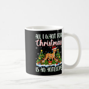 Ich Wollte zu Weihnachten ist ein Antelope Xmas Tr Kaffeetasse