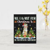 Ich Wollte zu Weihnachten ist ein australischer Sc Karte (Gelbe Blume)