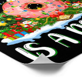 Ich Wollte zu Weihnachten ist ein Donuts Weihnacht Poster (Ecke)