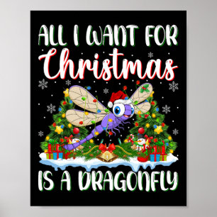 Ich Wollte zu Weihnachten ist ein Drachenfliege We Poster