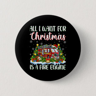 Ich Wollte zu Weihnachten ist ein Feuer Motor Xmas Button