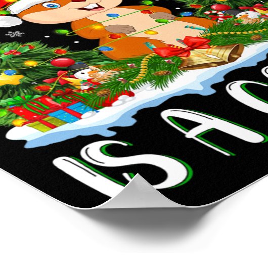 Ich Wollte zu Weihnachten ist ein Gopher Weihnacht Poster (Ecke)