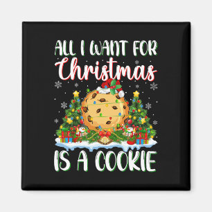 Ich Wollte zu Weihnachten ist ein kekses Weihnacht Magnet