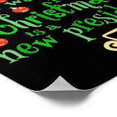 Ich Wollte zu Weihnachten ist ein neuer Präsident  Poster (Ecke)