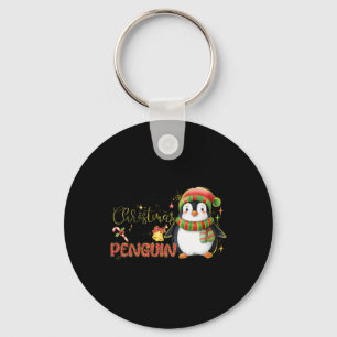 Ich Wollte zu Weihnachten ist ein Pinguin frohe We Schlüsselanhänger