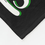 Ich Wollte zu Weihnachten ist ein Rhino-Weihnachts Fleecedecke (Ecke)