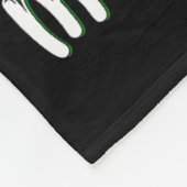 Ich Wollte zu Weihnachten ist ein Rottweiler Hund Fleecedecke (Ecke)