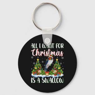 Ich Wollte zu Weihnachten ist ein schlucker Bird W Schlüsselanhänger