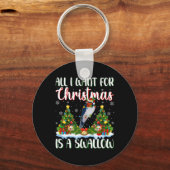 Ich Wollte zu Weihnachten ist ein schlucker Bird W Schlüsselanhänger (Vorderseite)